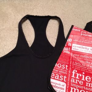 LE lululemon racerback tank with ruffle detail